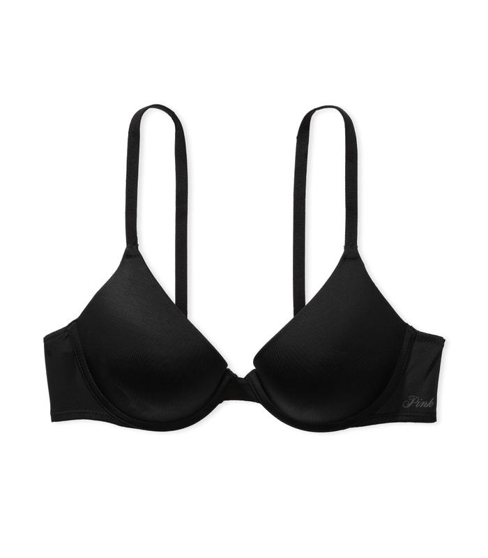 新品 Victoria’s Secret Push-Up Bra 36DDD Sutiã Victoria's Secret Pink Wear Everywhere Push Up 36DD preto